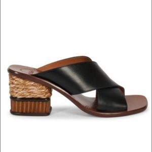 Chloe Leather Mules 39.5